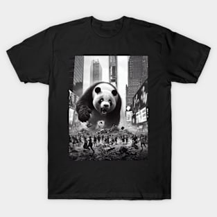 "Pandadoom": Chaos Strikes the City T-Shirt